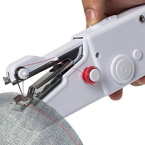 Portable Mini Manual Sewing Machine Portable Mini Travel PP Sewing Box  Sewing Kits Set Cloth Fabric Handy Needlework Tool