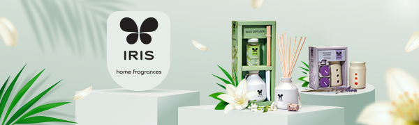 IRIS, Home Fragrance, Electric Fragrance Vaporizer, Sleek Design, Ceramic Decor Piece, Mood Enhancer