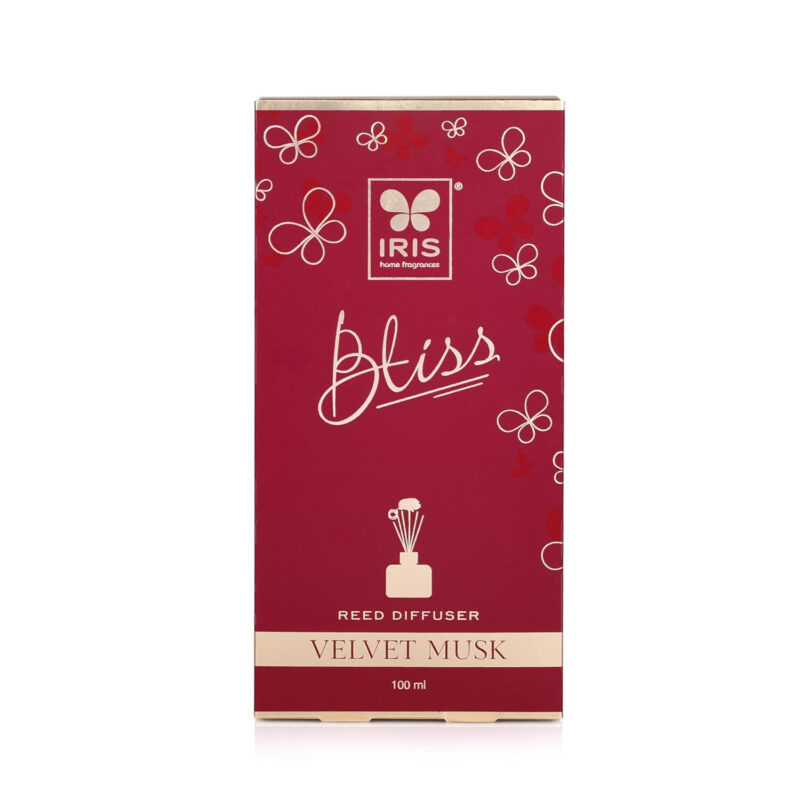 Iris Bliss Velvet Musk Reed Diffuser Set with 100ml Oil and 6N Reed Sticks - Image 6