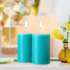 IRIS Wax Homefragrances Pack Of 2, Fragrance Pillar Candles- 120G Each- 2"X 3" (Damask Rose) - Image 13